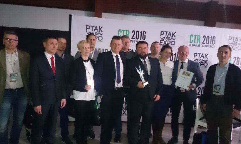 Złoty Żuraw Rolnictwa dla firmy Team-Rol Złoty Żuraw Rolnictwa dla firmy Team-Rol
