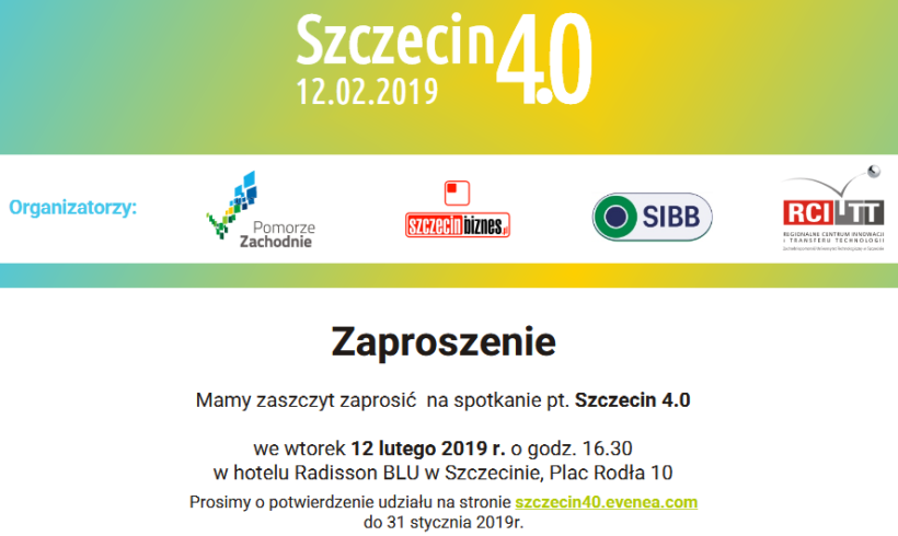 Industry 4.0 – meeting for SME in Szczecin Industry 4.0 – meeting for SME in Szczecin